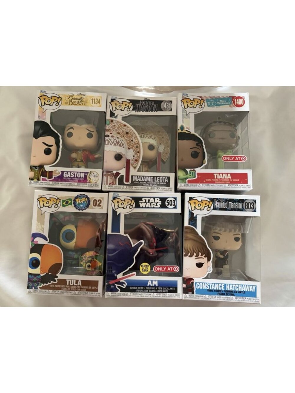 Lot Of 6 Funko Pops Disney Star Wars Tiana